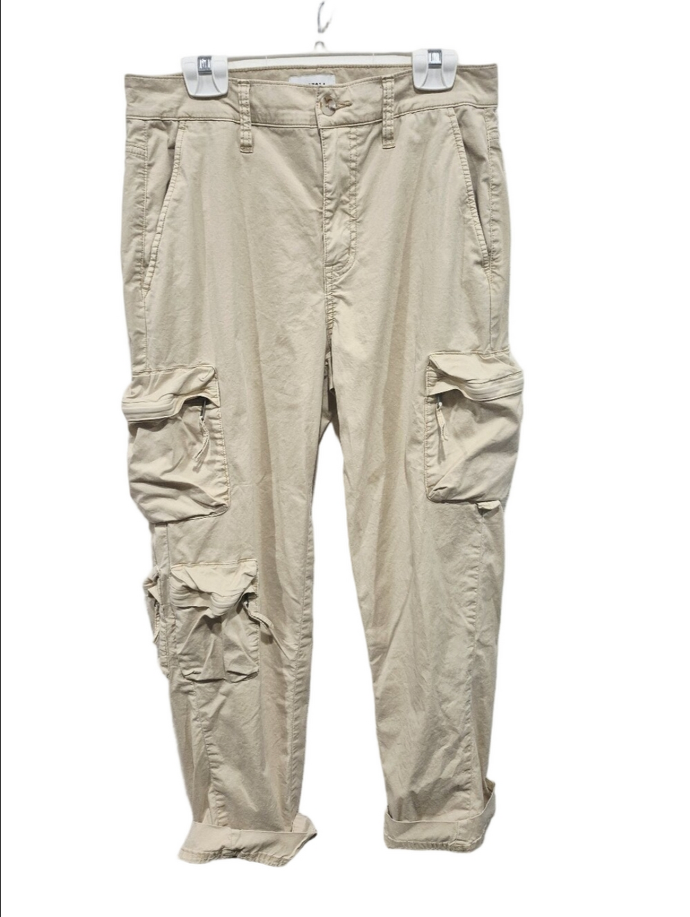 PISTOLA Bobby Utility Cargo Pants in Khaki/Beige, Size 26